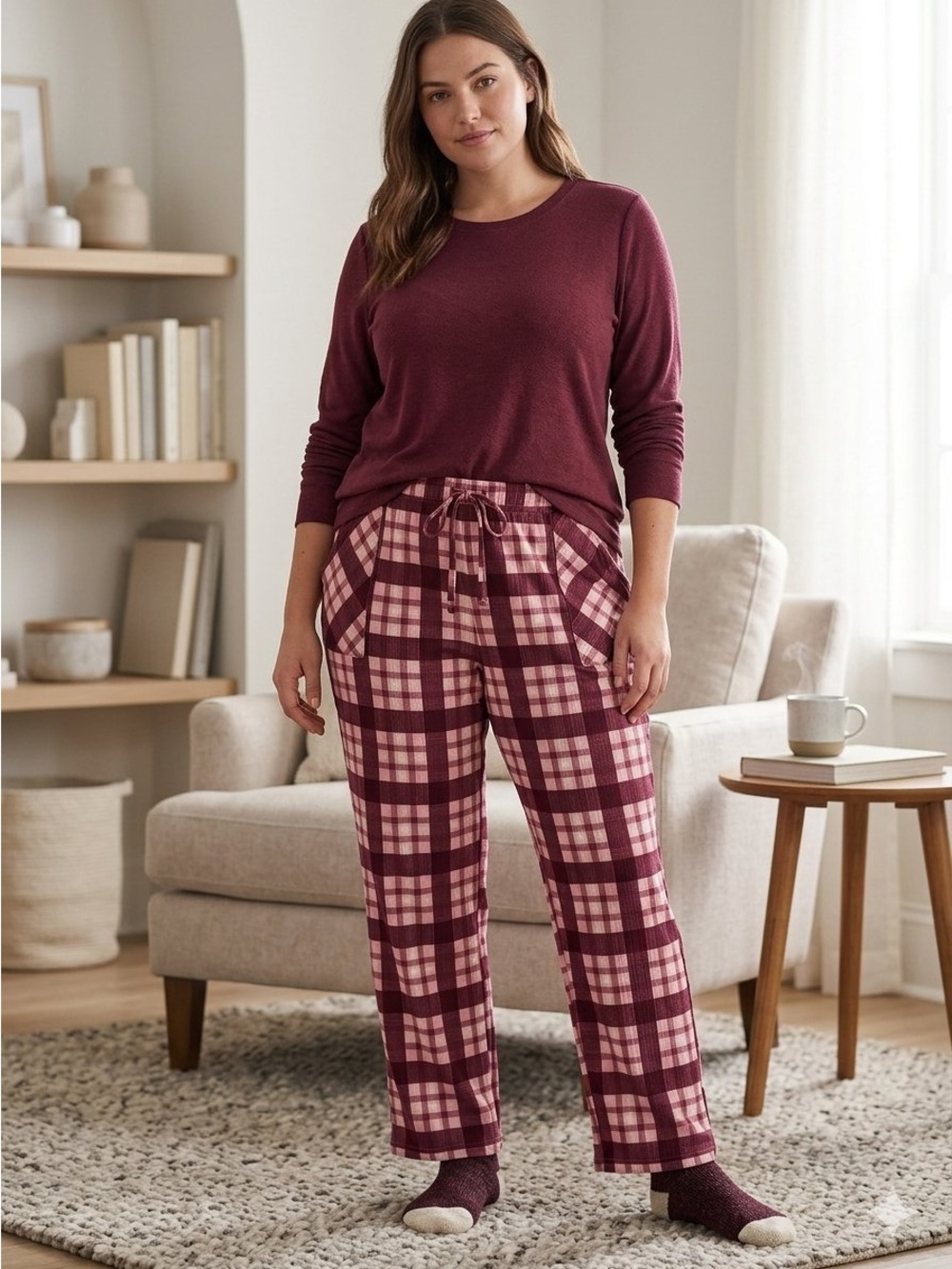 Lucky Brand PJ Lounge Pants pockets Size XL